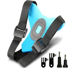 Gplus GP524 5 Parça Gopro Eken Sjcam Aksiyon Kamera Tutucu Jaw Mount Motor Kask Çene Tutma Aparatı