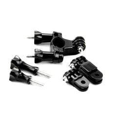 GP02 GoPro Aksiyon Kamera Üç Parçalı Motor Bisiklet Gidon Aparat