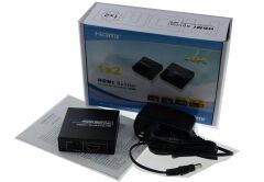 4Kx2K 2 Port HDMI 1 Giriş 2 Çıkış 4K Metal Endüstriyel Çoklayıcı