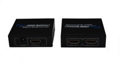 4Kx2K 2 Port HDMI 1 Giriş 2 Çıkış 4K Metal Endüstriyel Çoklayıcı