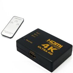 Gplus IFSWR-302 HDMI 3 Port Giriş 1 Port Çıkış Kumandalı Switch