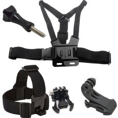 J-Hook Hızlı Çıkar Kafa Bandı ve Göğüs Kemeri 5li Aksesuar Seti