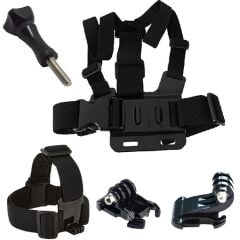 J-Hook Hızlı Çıkar Kafa Bandı ve Göğüs Kemeri 5li Aksesuar Seti