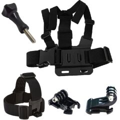 J-Hook Hızlı Çıkar Kafa Bandı ve Göğüs Kemeri 5li Aksesuar Seti