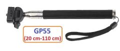 Eken Xiaomi Sjcam Uyumlu 110 cm Teleskopik Selfie Çubuğu GP55