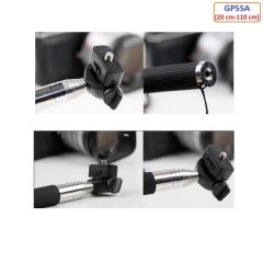 EKEN H9R SJCAM SJ5000 XIAOMI YI 110 cm Monopod+GP03 Tripod GP55A