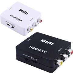 Gplus HDMI2AV HDMI to AV RCA Composit Görüntü Çevirici Mini Switch Siyah