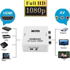 Gplus HDMI2AV HDMI to AV RCA Composit Görüntü Çevirici Mini Switch Beyaz