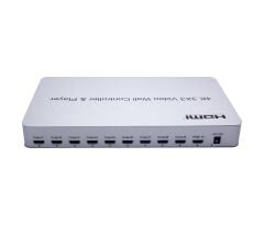 Gplus 4KVW349P 3x3 Video Wall Controller Ekran Genişletici + USB Player