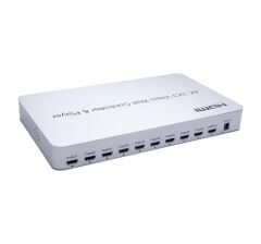 Gplus 4KVW349P 3x3 Video Wall Controller Ekran Genişletici + USB