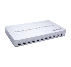 Gplus 4KVW349P 3x3 Video Wall Controller Ekran Genişletici + USB Player