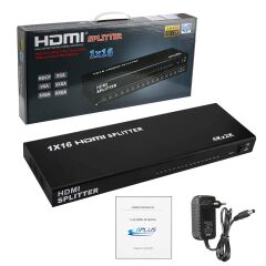 Gplus 4K116 16 Port HDMI Splitter 4K Ultra HD Görüntü Çoklayıcı