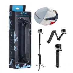 EKEN H9 H9R H8R V8s 3 Yollu Monopod 5GPRAFAEM001 3 Way Selfie