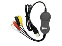 Ezcap159 USB 2.0 Analog Video Capture Mac Uyumlu RCA Composit S-Video Görüntü Yakalama Kartı