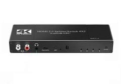 Gplus 4K422A  4 Giriş 1 Çıkış HDMI ARC Combo Switch Splitter