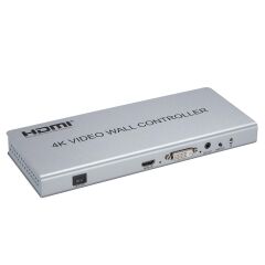 Gplus 4KVW243 2x2 4K Ultra HD Video Wall Controller Duvar Ekran Genişletici