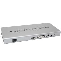 Gplus 4KVW243 2x2 4K Ultra HD Video Wall Controller Duvar Ekran Genişletici