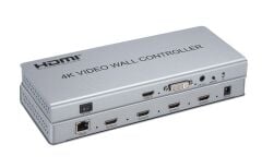 Gplus 4KVW243 2x2 4K Ultra HD Video Wall Controller Duvar Ekran Genişletici