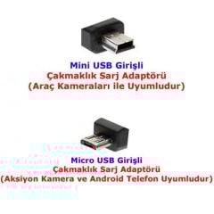 Gplus 5V10A Novatek General Plus Araç Kamerası Çakmaklık Adaptörü