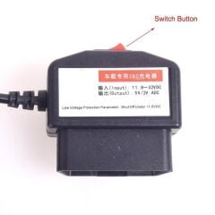 Gplus 5V15A Araç Kamera OBD 2 Akü Akım Korumalı Park Modu Kablosu