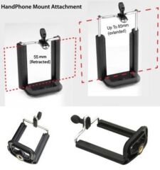 Gplus GP140 Tüm Aksiyon Kamera Tripod Monopodlarıyla Uyumlu Telefon Tutucu