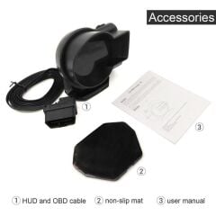 Gplus F8 HUD OBD 48 Fonksiyonlu Araç Veri Ekranı Head Up Display