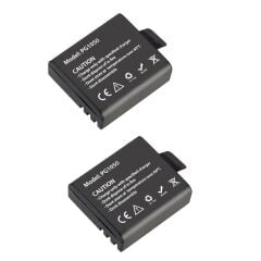 Eken H9R H8R H16R H6S H7S Uyumlu PG1050 2'li Çift Batarya Seti