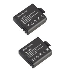 Eken H9R H8R H16R H6S H7S Uyumlu PG1050 2'li Çift Batarya Seti