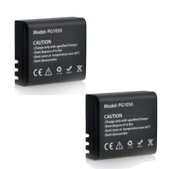 Eken H9R H8R H16R H6S H7S Uyumlu PG1050 2'li Çift Batarya Seti