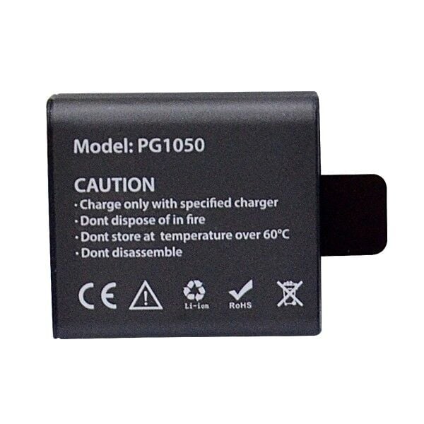 Orjinal Eken Aksiyon Kamera Yedek PG1050 Pili 1050 mAh Batarya