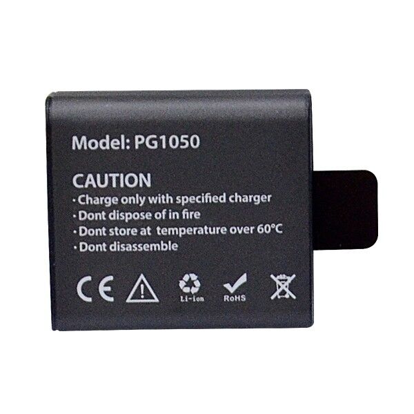 Orjinal Eken Aksiyon Kamera Yedek PG1050 Pili 1050 mAh Batarya