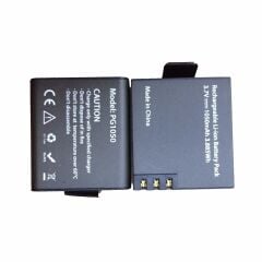 Orjinal Eken Aksiyon Kamera Yedek PG1050 Pili 1050 mAh Batarya
