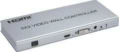 Gplus FHDVW242 2x2 Video Wall Controller Duvar Ekran Genişletici Switch