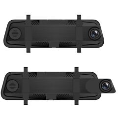 Novatek NT910+16GB Hafıza 10 inç Dokunmatik Aynalı Araç Kamerası