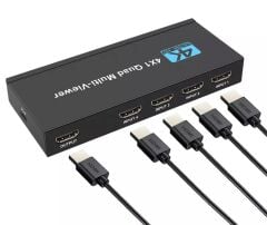 Gplus 4KQM401 4K 2160P Multi Switch NVR DVR 4x1 Quad Multi Viewer