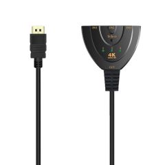 Mesh 3 Port 4K Ultra HD HDMI Pigtail 3 in 1 Out Switch Splitter