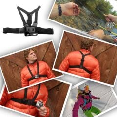 Chest Body Strap GP26 Aksiyon Kamera Göğüs Bağlantı Aparatı