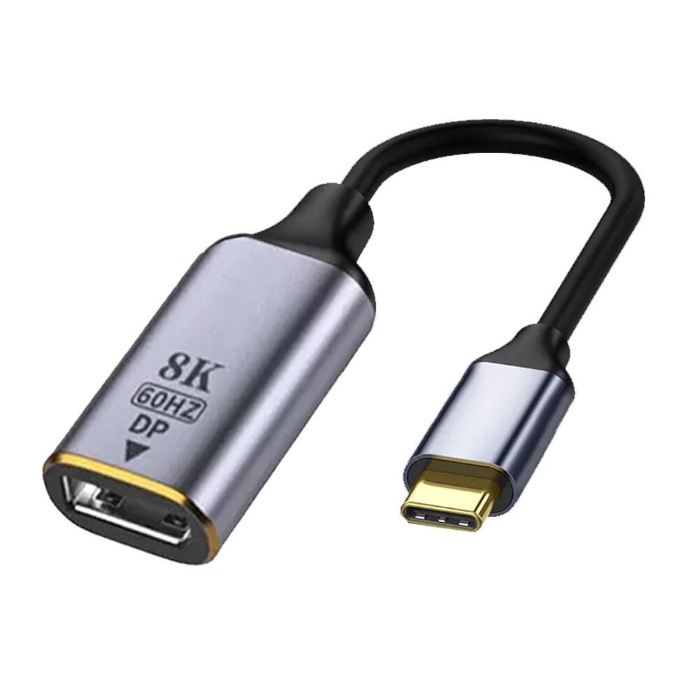 Gplus 8KCDP01 8K Ultra HD 60 Hz Type-C to DP Display Port Çevirici 8K 4320P HDR VRR QMS DP Çevirici
