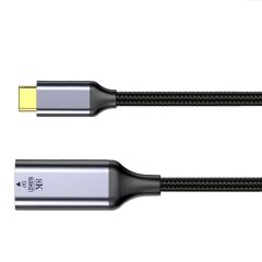 Gplus 8KCDP01 8K Ultra HD 60 Hz Type-C to DP Display Port Çevirici 8K 4320P HDR VRR QMS DP Çevirici