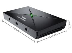 Ezcap333 Game Link RAW 4K Ultra HD 4K30 2K60 Video Capture Cihazı 4K30 2K60 Full HD120 Kayıt Cihazı