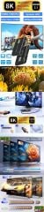 Gplus 8K321 3 Port 8K HDMI 2.1 8K 60Hz 4K 120Hz 1080P 240 Hz HDR 10 HDCP 2.3 EDID CEC Destekli Metal Switch