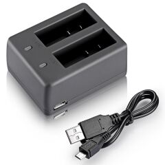 Orjinal Eken Sjcam Uyumlu 1050 maH Batarya ve Çift Pil Şarj Aleti
