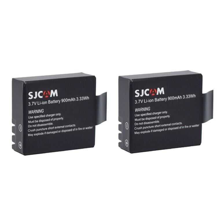 Orjinal SJCAM 4000 5000 M10 3.7v 900 mAh 2li Batarya Pil Seti