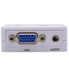 Gplus VGA2HDMI VGA to HDMI Full HD 1080P VGA Switch Çevirici Beyaz