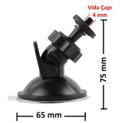 Gplus GP74M Novatek General Plus Araç İçi Kamera 4 mm İnce Slim Cam Vantuz Tutucu