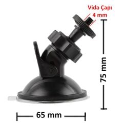 Gplus GP74M Novatek General Plus Araç İçi Kamera 4 mm İnce Slim Cam Vantuz Tutucu