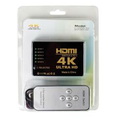 Gplus IFSWT-501 5 Port Kumandalı 4K 2160p 3D Uyumlu HDMI Switch