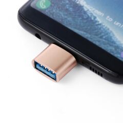 Gplus TC32 UTV007 Chip Android Video DVR Uyumlu TypeC OTG Adaptör Siyah