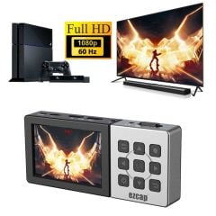 ezcap273 1080P 60Hz HDMI Video Recorder Portatif Video Kaydedici Capture Switch Hub