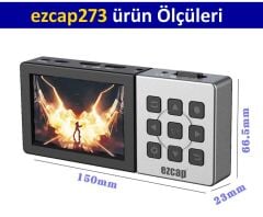 ezcap273 1080P 60Hz HDMI Video Recorder Portatif Video Kaydedici Capture Switch Hub